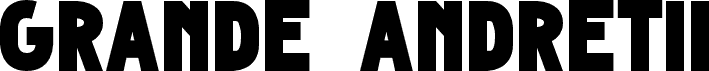 Grande Andretti Bold - limited charset