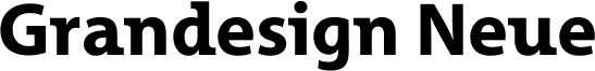 Grandesign Neue Roman Bold