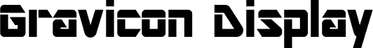 Gravicon Display