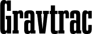 Gravtrac Bold Compressed