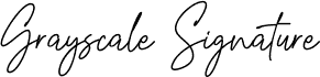 Grayscale Signature