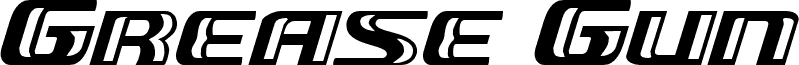 Grease Gun Expanded Italic