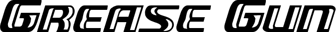 Grease Gun Italic