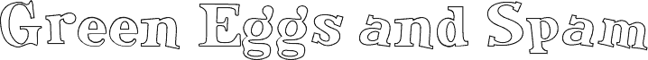 Green Eggs and Spam Outline