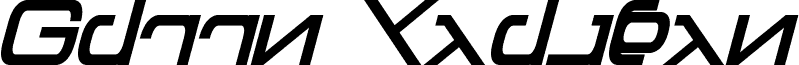 Green Martian Bold Italic