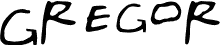 Preview of the Gregor Miller's Friends Font font