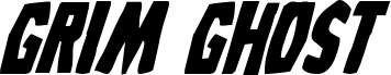 Grim Ghost Bold Italic