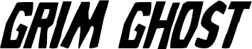 Grim Ghost Italic