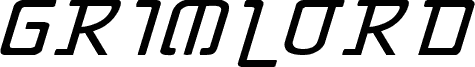 Grimlord Expanded Italic