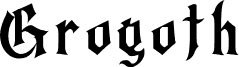 GrogothDemo-Regular font