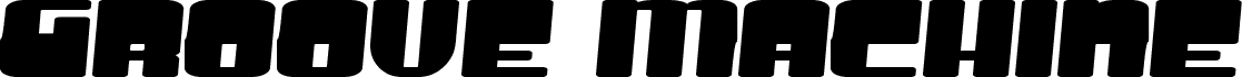 Groove Machine Expanded Bold
