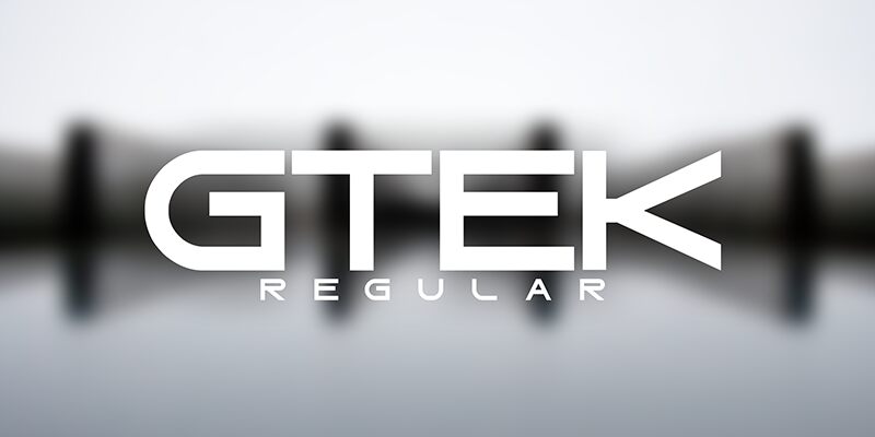 Gtek Regular Carattere