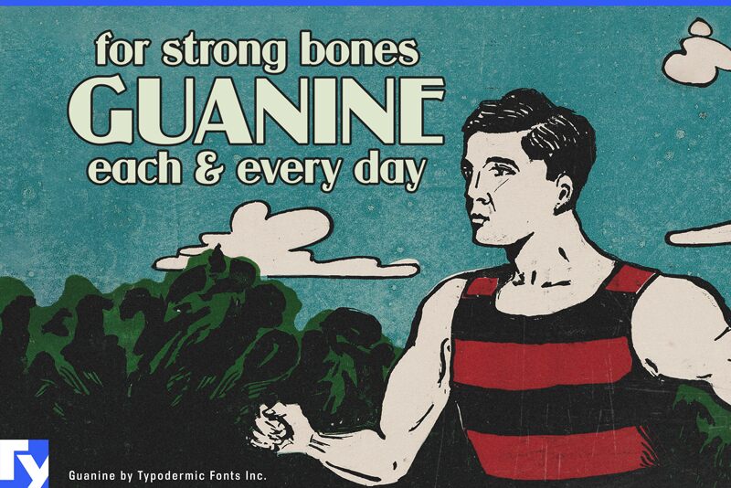 Guanine Schriftart
