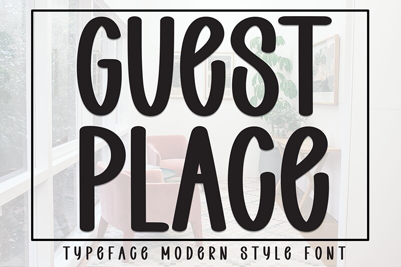 Guest Place Schriftart