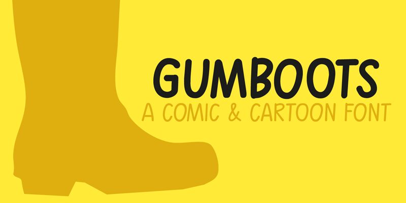 Gumboots Schriftart