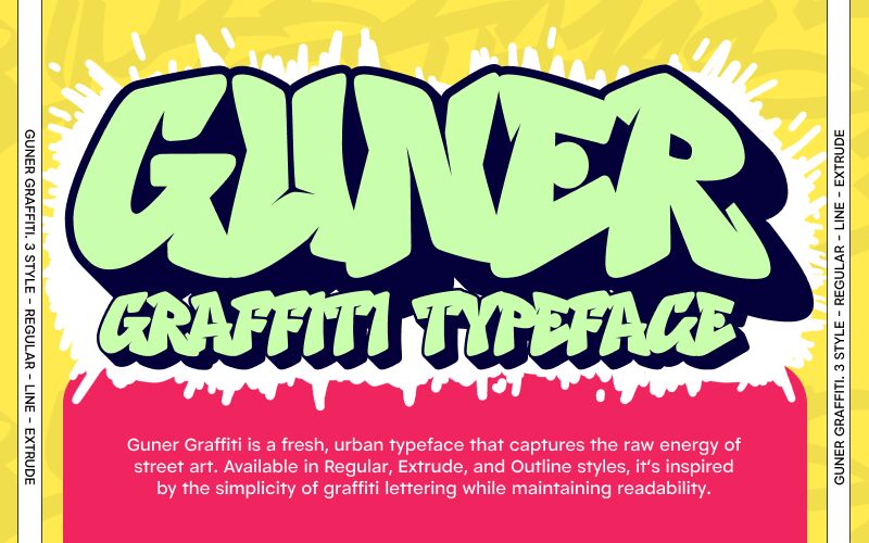 Guner Graffiti Шрифт