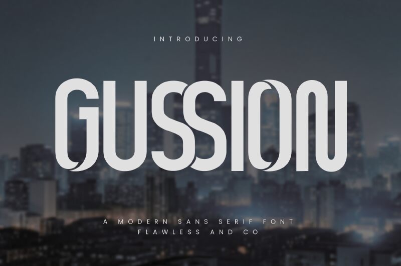 GUSSION Font