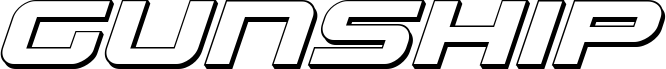 Gunship 3D Italic