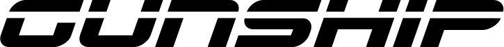 Gunship Laser Italic