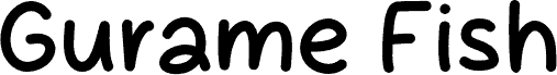 Gurame Fish font