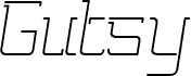 Gutsy Bold Italic