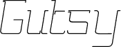 Gutsy Italic