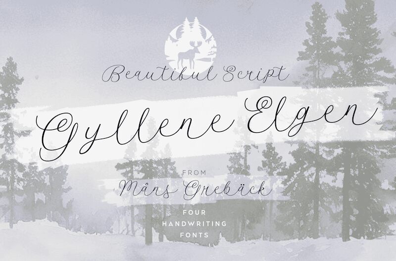 Gyllene Elgen Schriftart