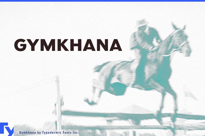 Gymkhana Czcionka