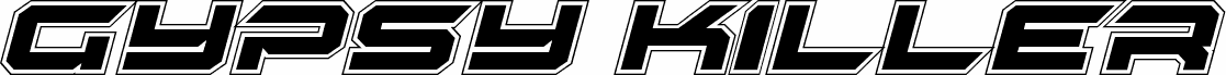 Gypsy Killer Academy Italic