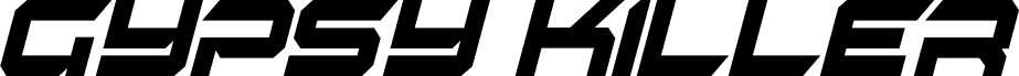 Gypsy Killer Condensed Italic