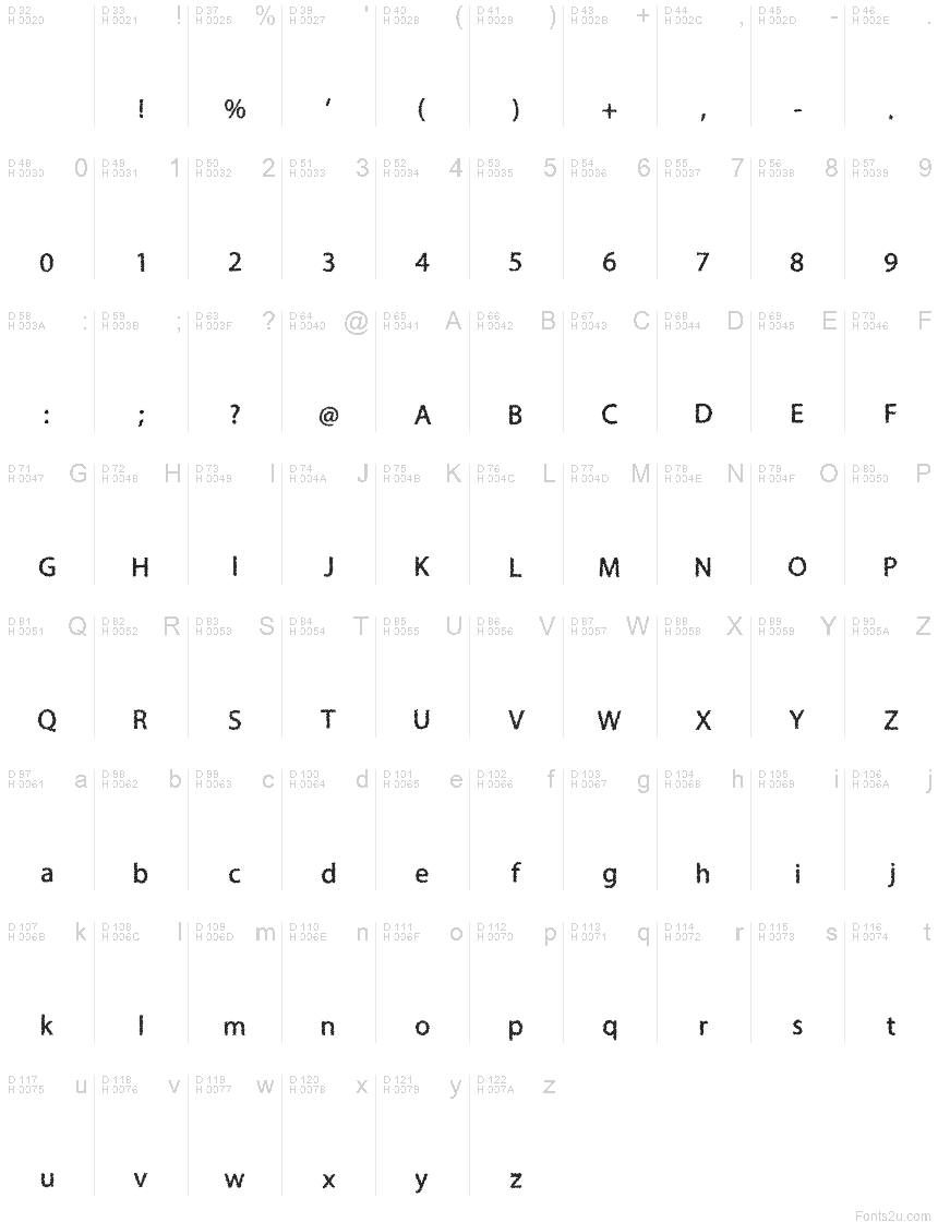 h4-bushes-font-regular-font