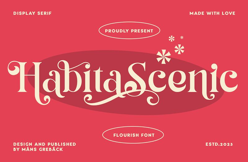 Habita Scenic Czcionka