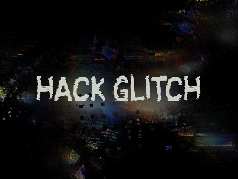 h Hack Glitch Czcionka
