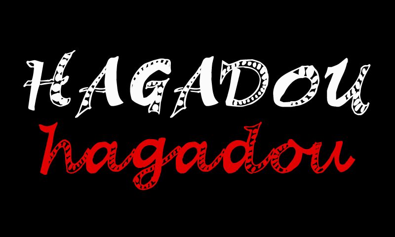 Hagadou Schriftart