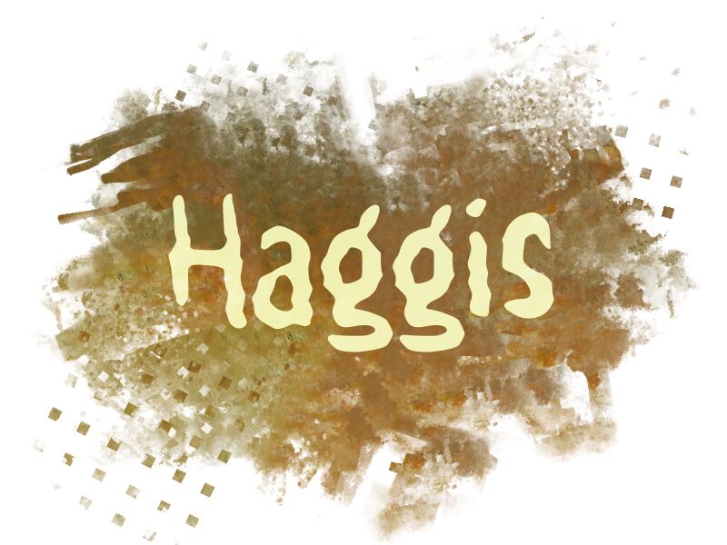 h Haggis Schriftart