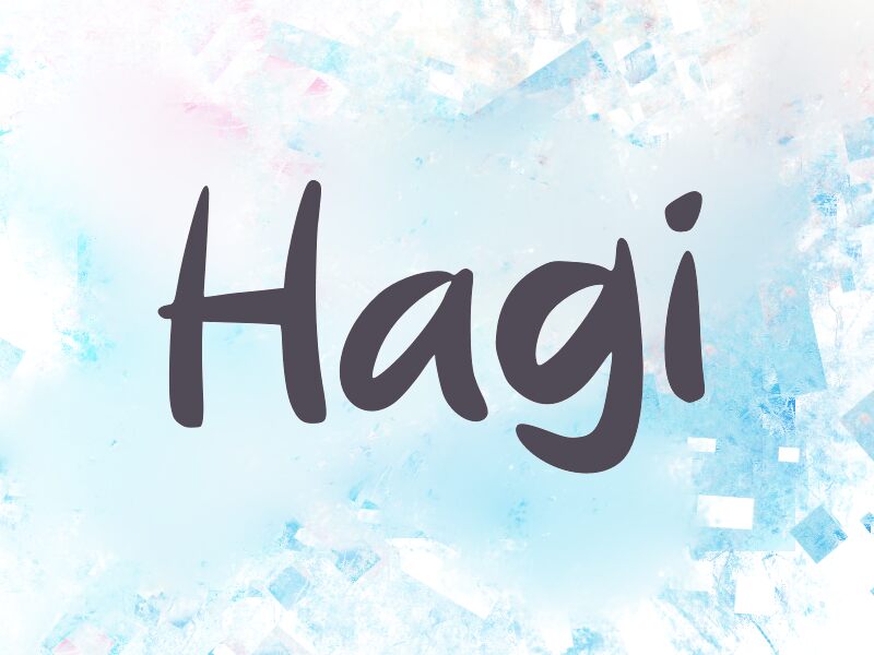 h Hagi Schriftart