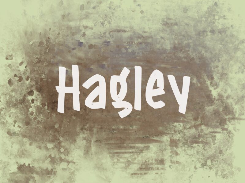 h Hagley Schriftart