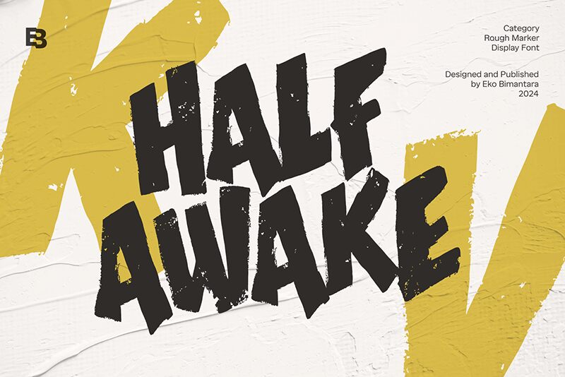 Half Awake Schriftart