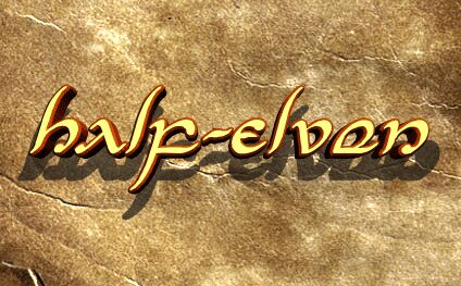 Half-Elven الخط