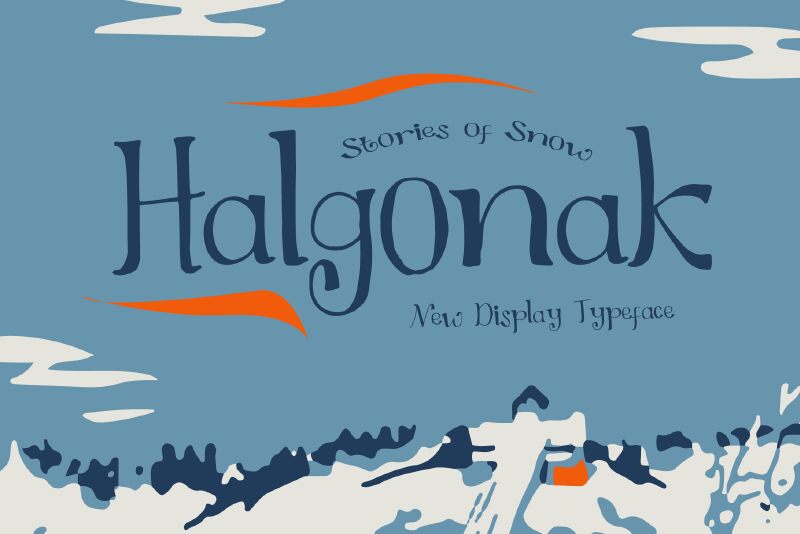 Halgonak Schriftart