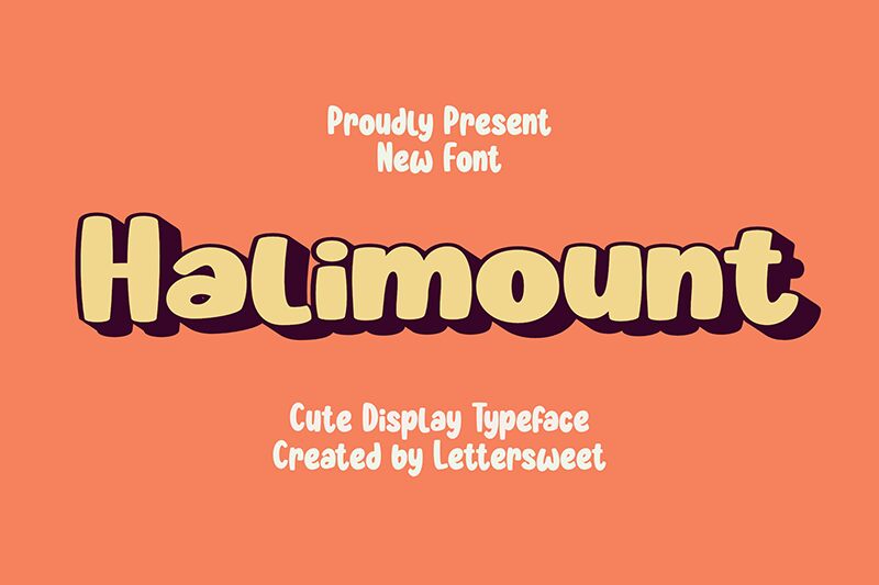 Halimount Schriftart