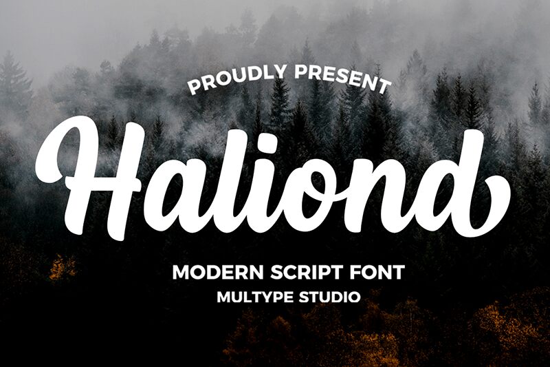 Haliond Schriftart