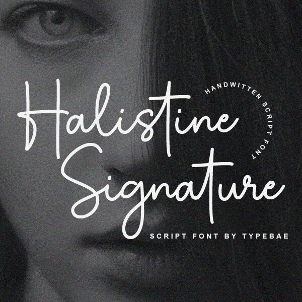 Halistine Signature Schriftart