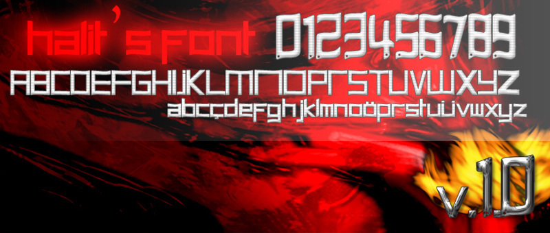 Halit's Font! Czcionka