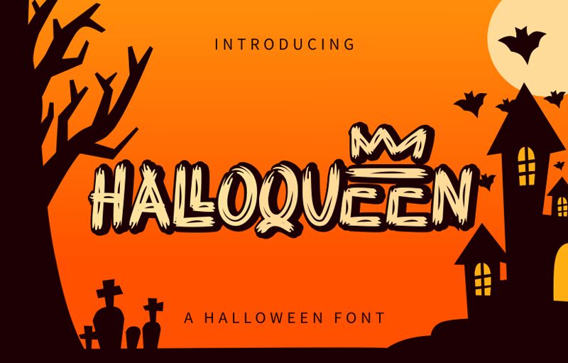 HALLOQUEEN Czcionka