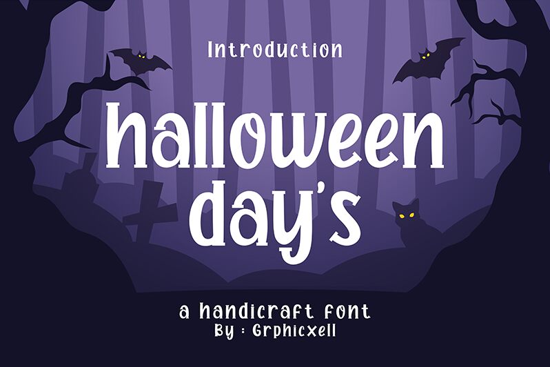 halloween day's Czcionka