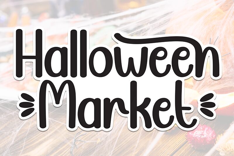 Halloween Market Schriftart