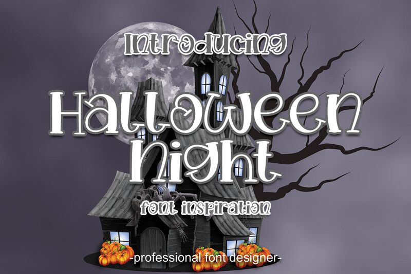 Halloween Night Schriftart