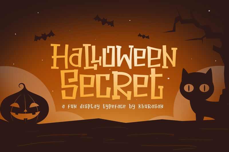 Halloween Secret الخط