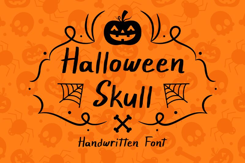 Halloween Skull الخط